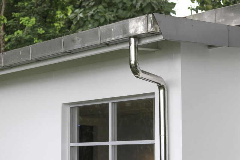 Metal Rain Gutter Installation